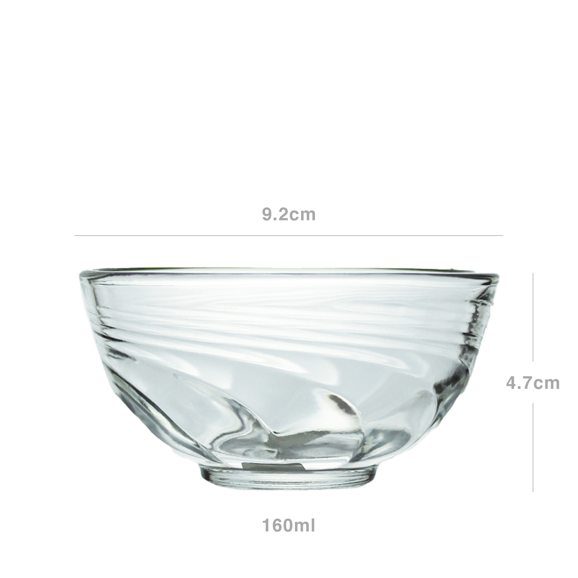 Saladeira Lorain Redonda 160ml 9.2X4.7cm Pack 6