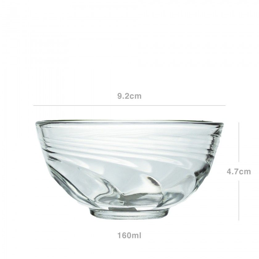 Saladeira Lorain Redonda 160ml 9.2X4.7cm Pack 6