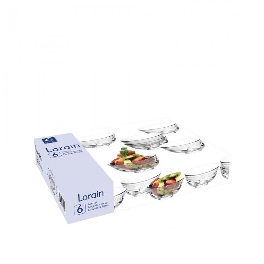 Saladeira Lorain Redonda 160ml 9.2X4.7cm Pack 6