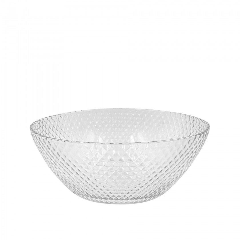 Saladeira Vidro Transparente 1870ml 22X8.8cm Saladeira Vidro Transparente 1870ml 22X8.8cm