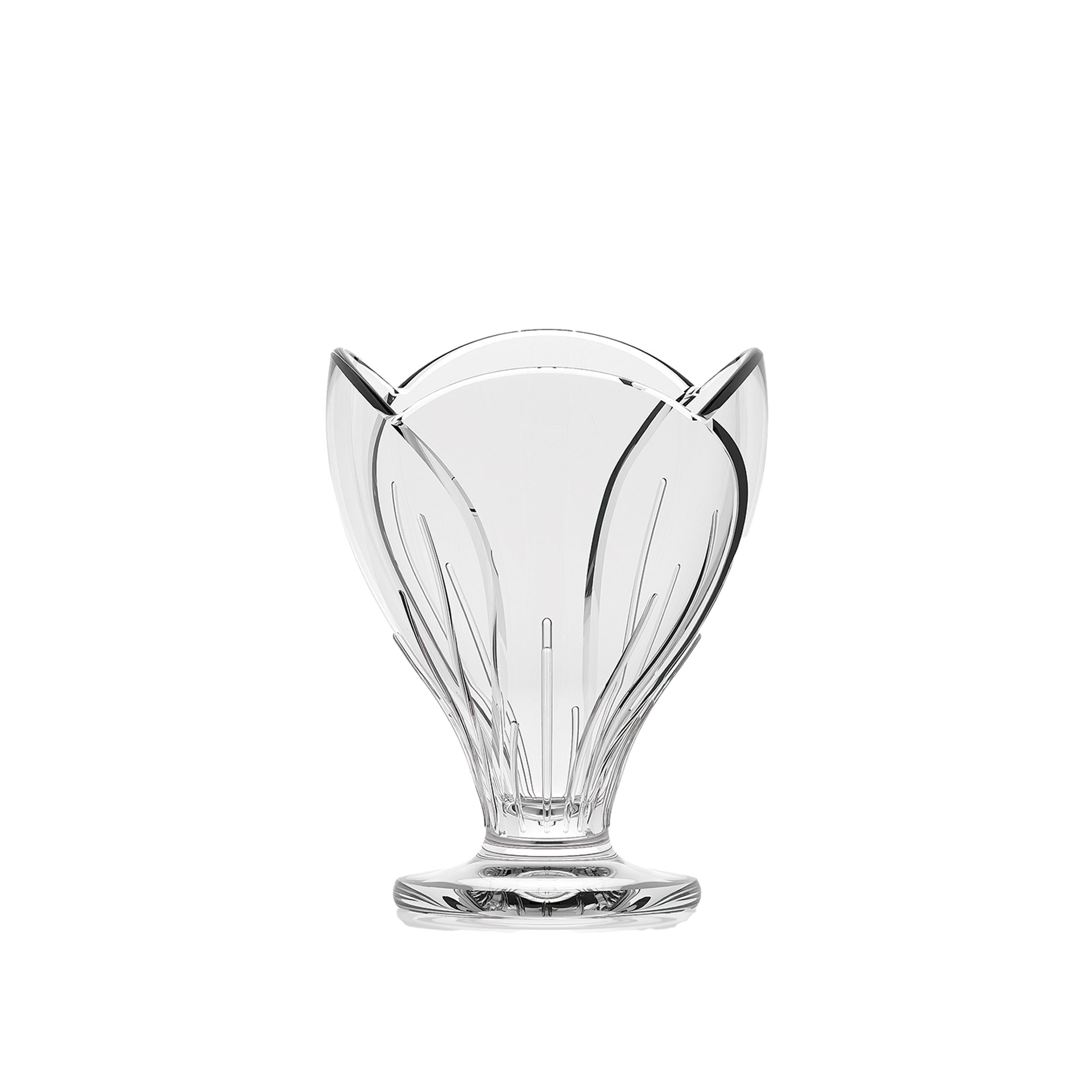 Taça Sobremesa Vidro Diamond 260ml 9.5X12cm Pack 2