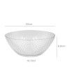 Saladeira Vidro Transparente 1870ml 22X8.8cm Saladeira Vidro Transparente 1870ml 22X8.8cm
