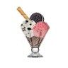 Taça Sobremesa Vidro Ice 180ml 12X12cm Pack 2 Taça Sobremesa Vidro Ice 180ml 12X12cm Pack 2