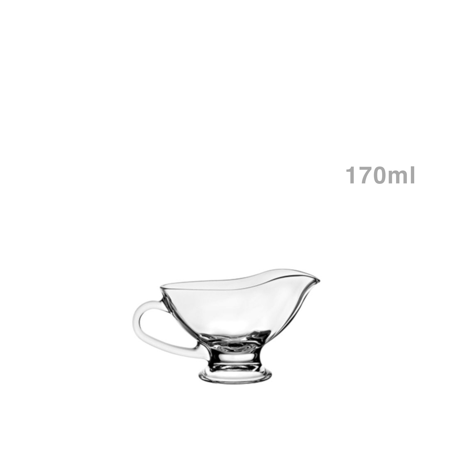 Molheira Vidro Incolor 170ml 12X6.5X10cm