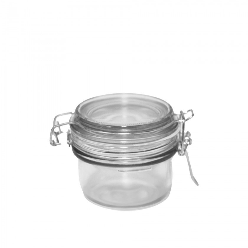 Frasco Vidro Redondo 125ml 8.3X7.3cm