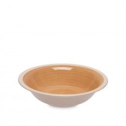 Prato Grs Sopa Bege 21cm Pack 6