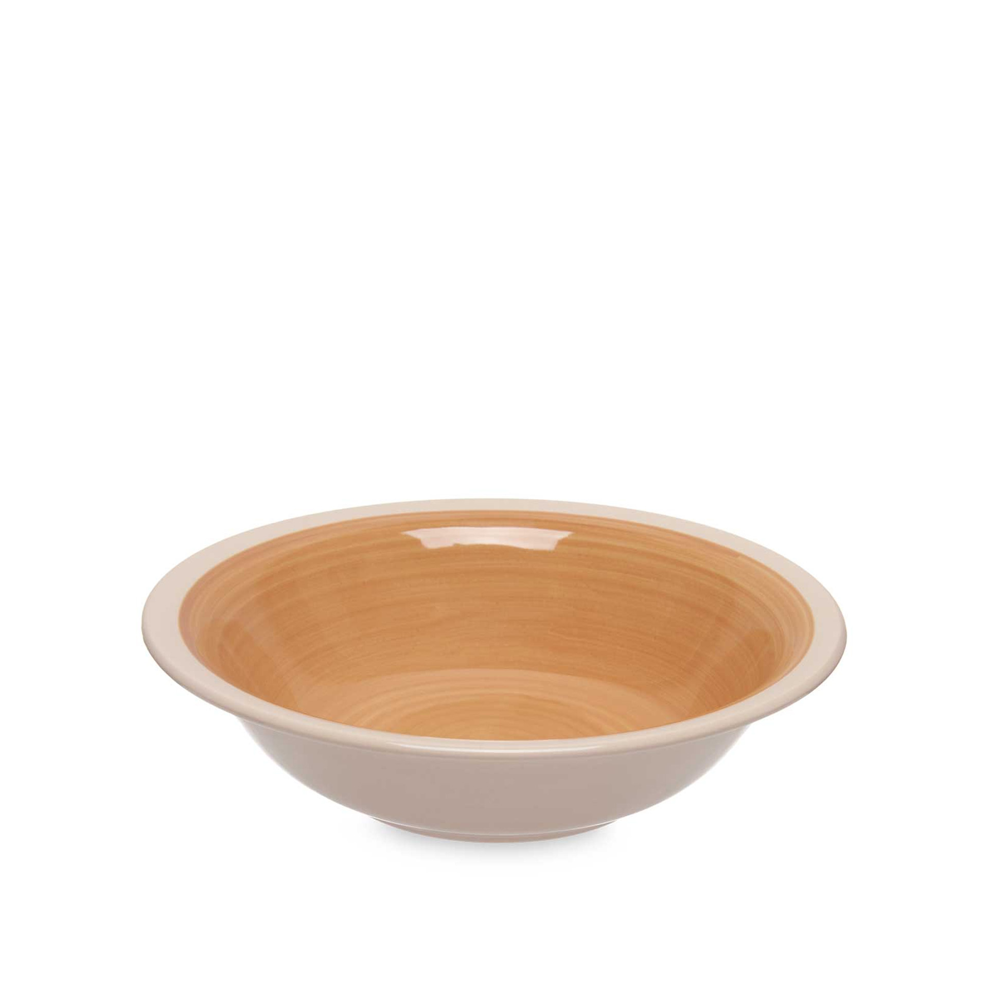 Prato Grés Sopa Bege 21cm Pack 6