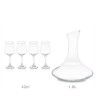 Decanter 1800ml + 4 Copos 420ml 8X22cm