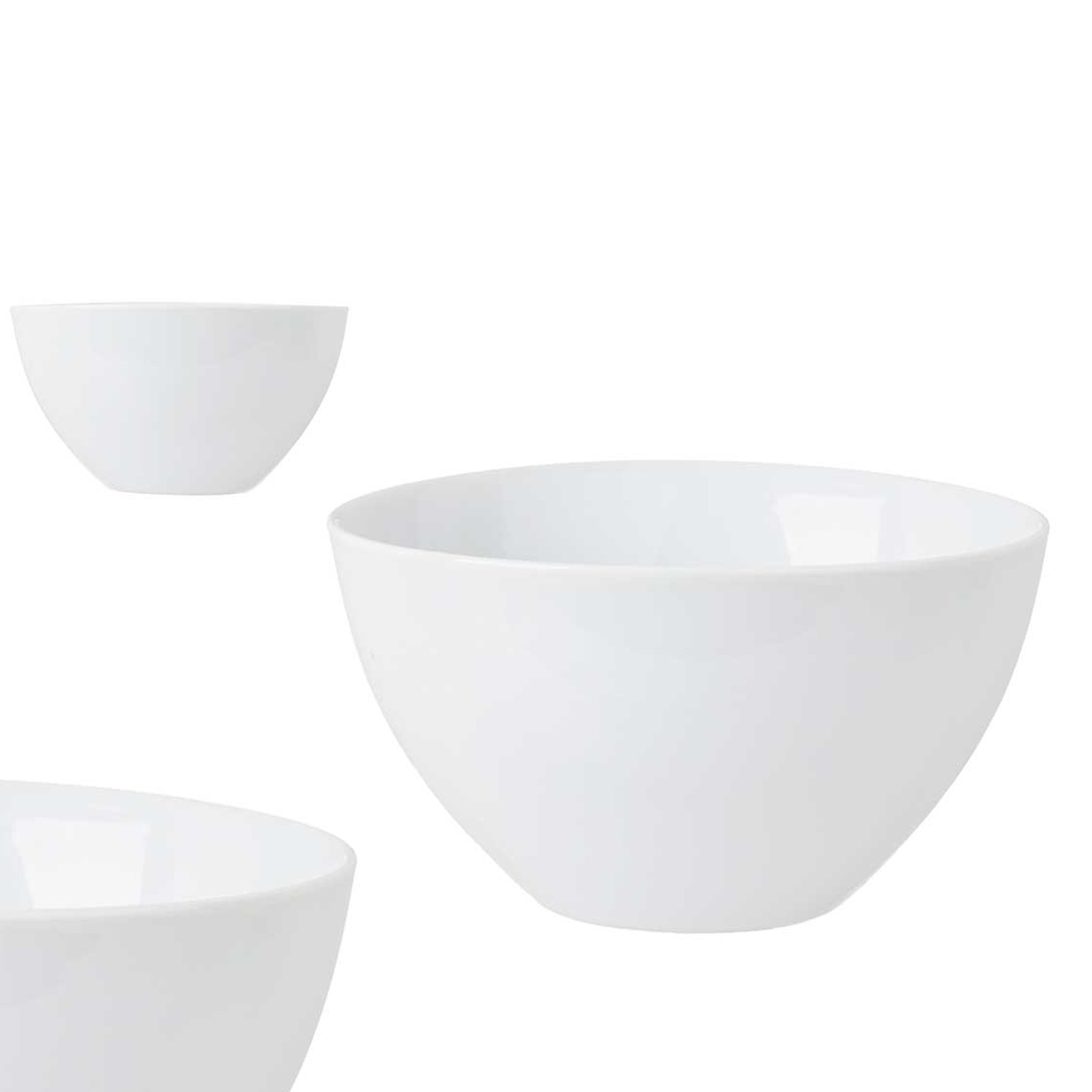 Taça Porcelana Branca 600ml 13X7.5cm