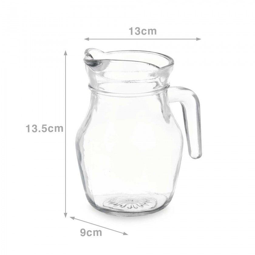 Jarro Vidro 500ml 9X13X13.5cm Jarro Vidro 500ml 9X13X13.5cm