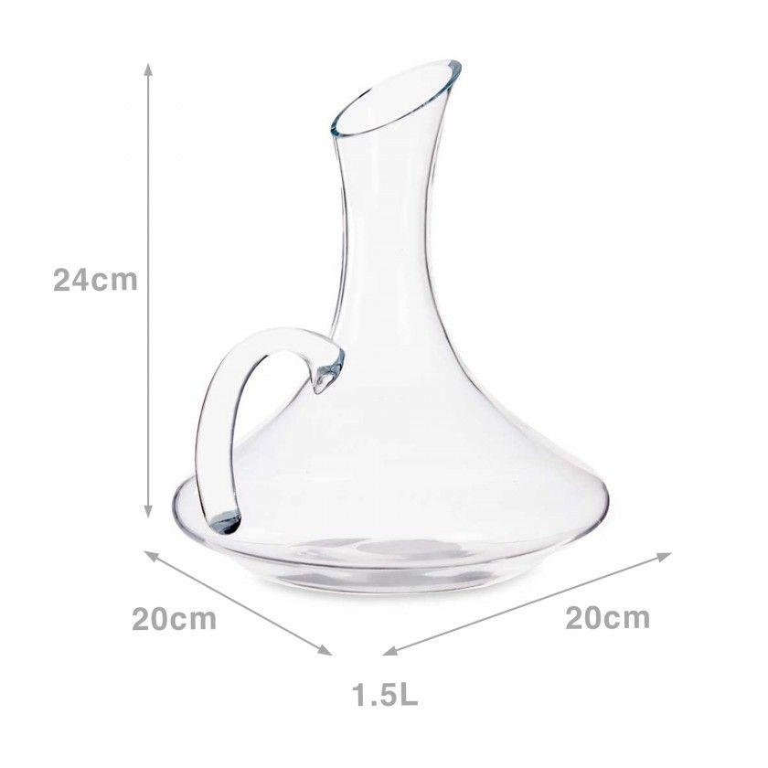 Decanter 1500ml 20X20X24.5cm Decanter 1500ml 20X20X24.5cm