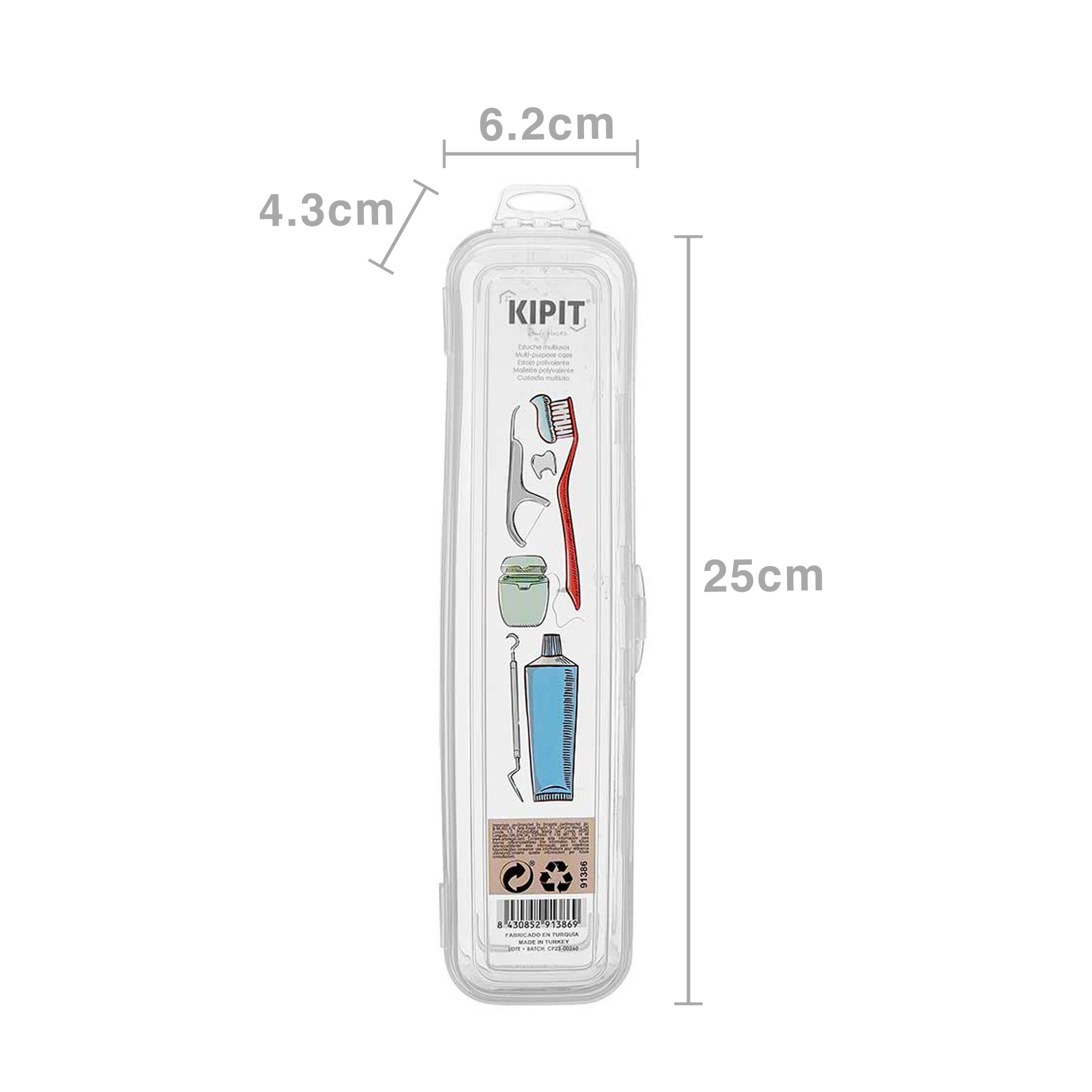 Caixa Multiusos Viagem 4.3X6.2X25cm