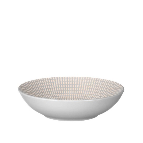 Prato Gravado Sopa Redondo Cinzento 20.5X5.4cm Pack 6 - Image product