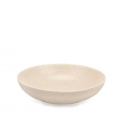 Prato Cermica Sopa Redondo Creme 20cm Pack 6