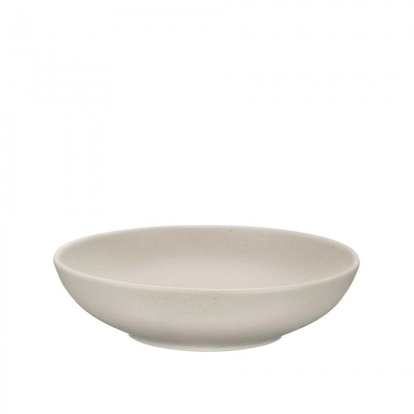 Prato Cermica Sopa Redondo Cinzento Claro 20cm Pack 6