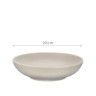 Prato Cermica Sopa Redondo Cinzento Claro 20cm Pack 6