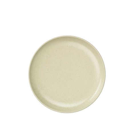 Prato Cerâmica Sobremesa Redondo Verde Claro 20cm Pack 6 - Image product