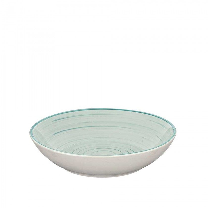 Prato Espiral Sopa Redondo 21X5cm Pack 6