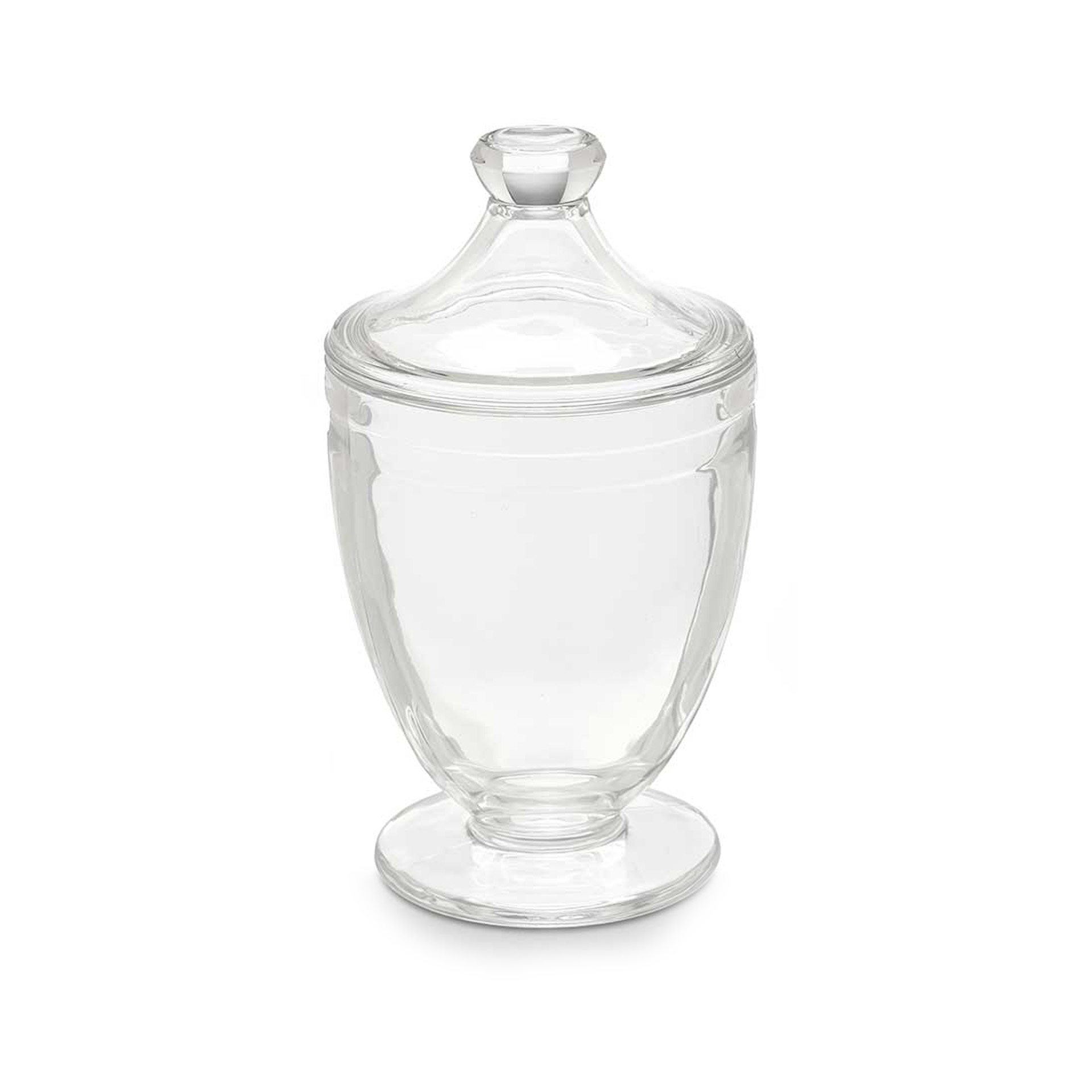 Bomboneira Vidro Redondo 12X22.3cm