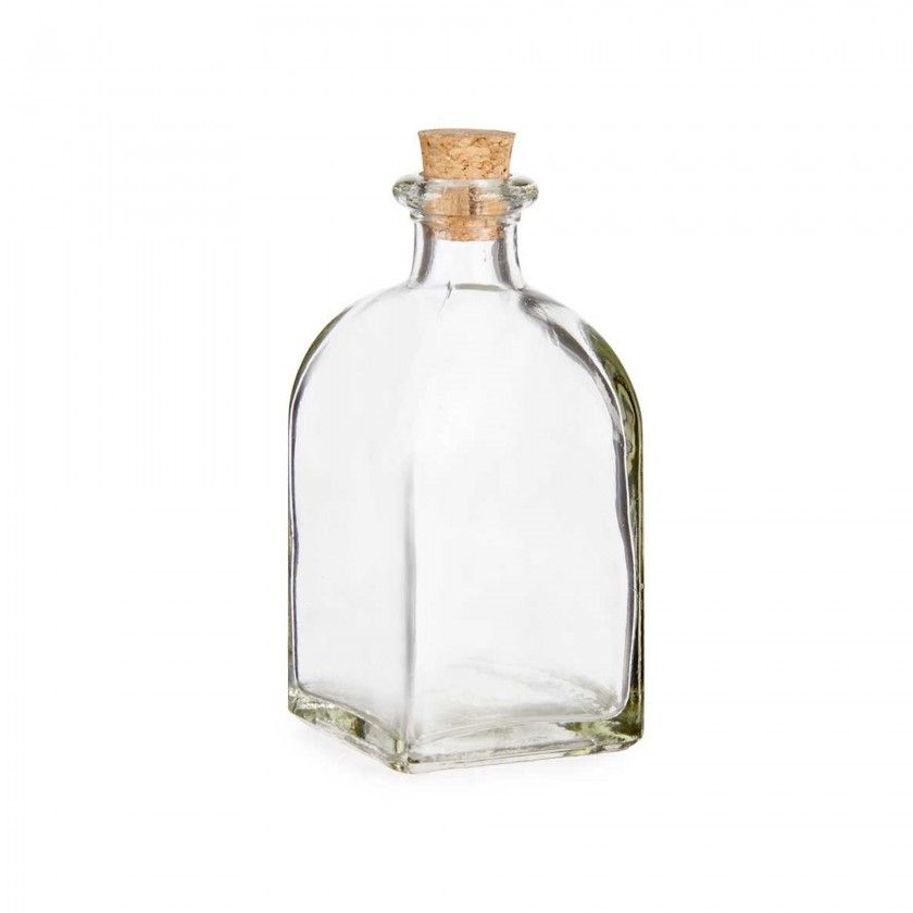 Frasco Vidro Tampa Cortia 125ml 5X10cm