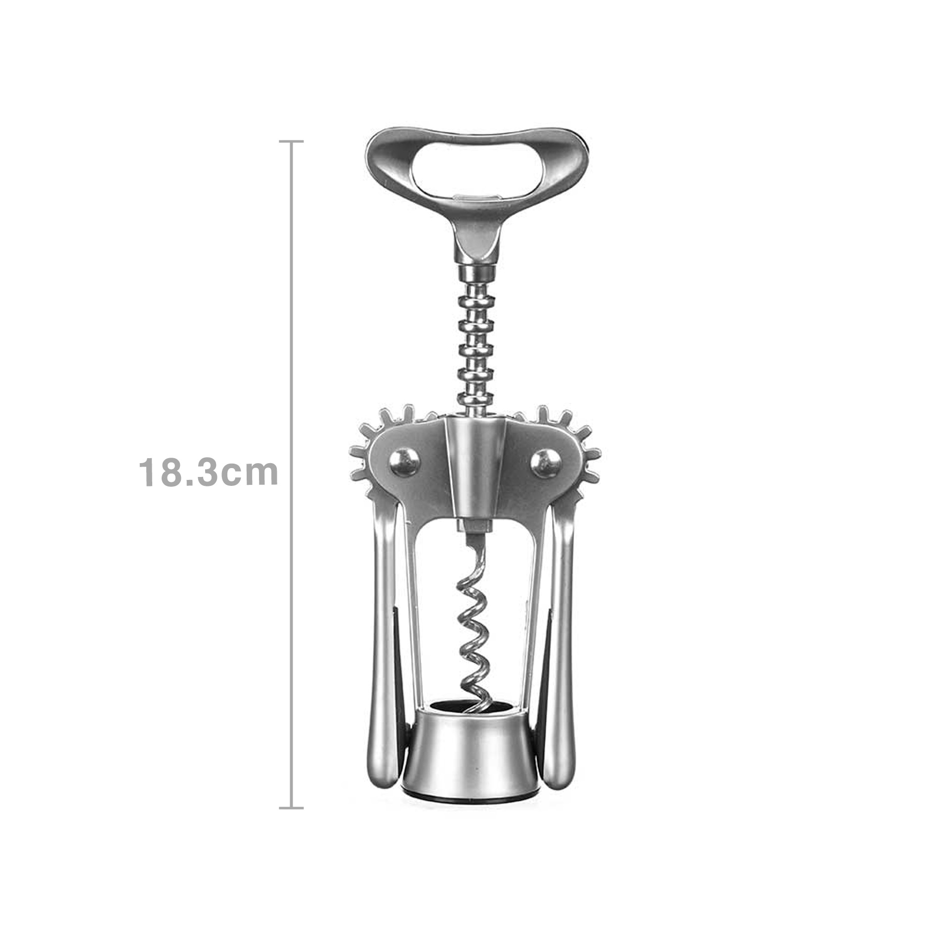 Saca-Rolhas Cromado 18.3cm