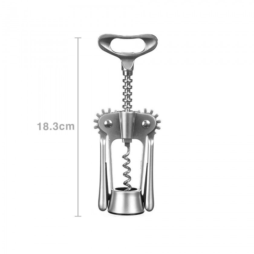 Saca-Rolhas Cromado 18.3cm