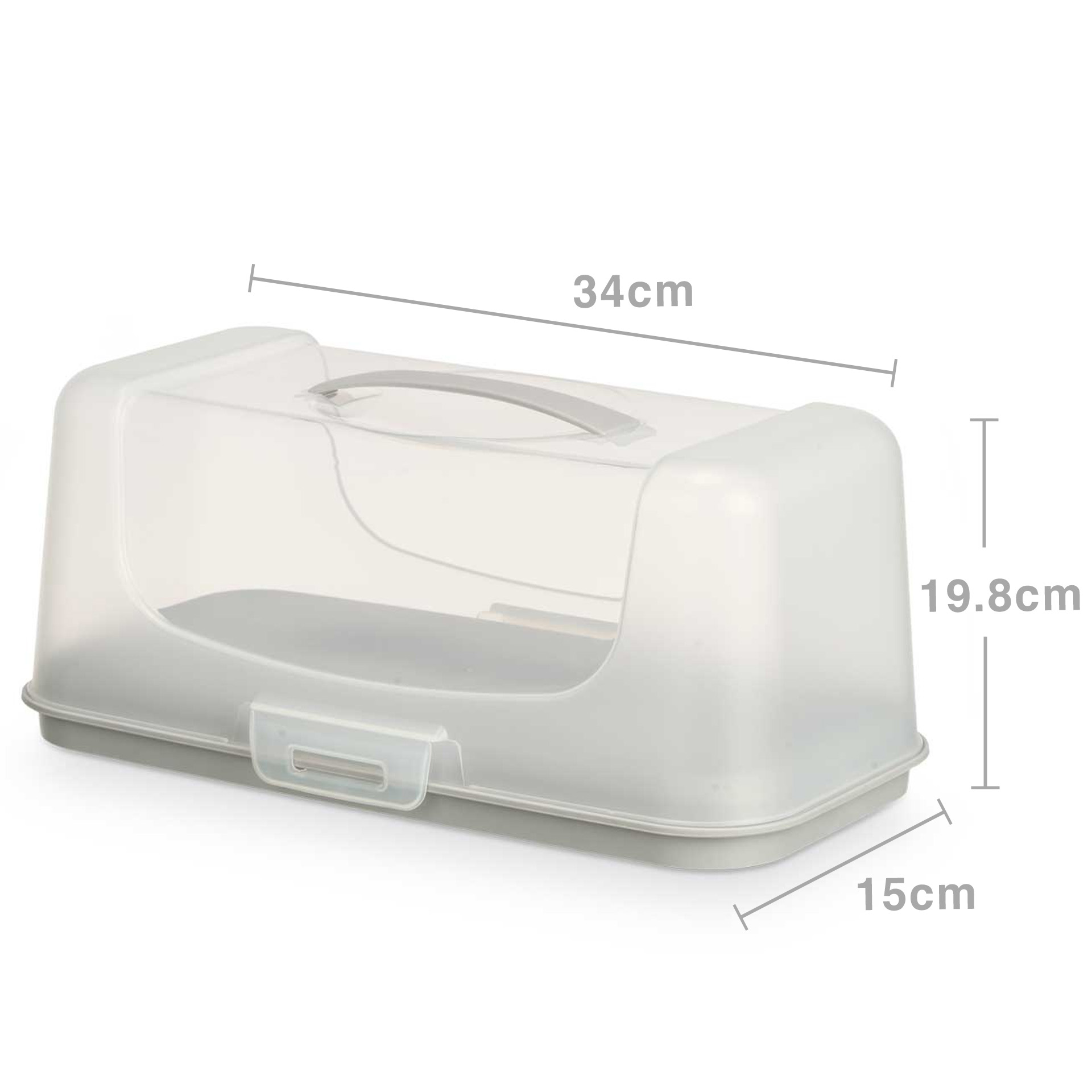 Boleira Plástica Retangular 19.8X34X15cm