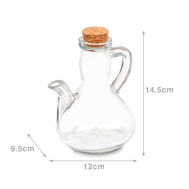 Galheteiro Tampa Cortiça 12X9.5X14.5cm