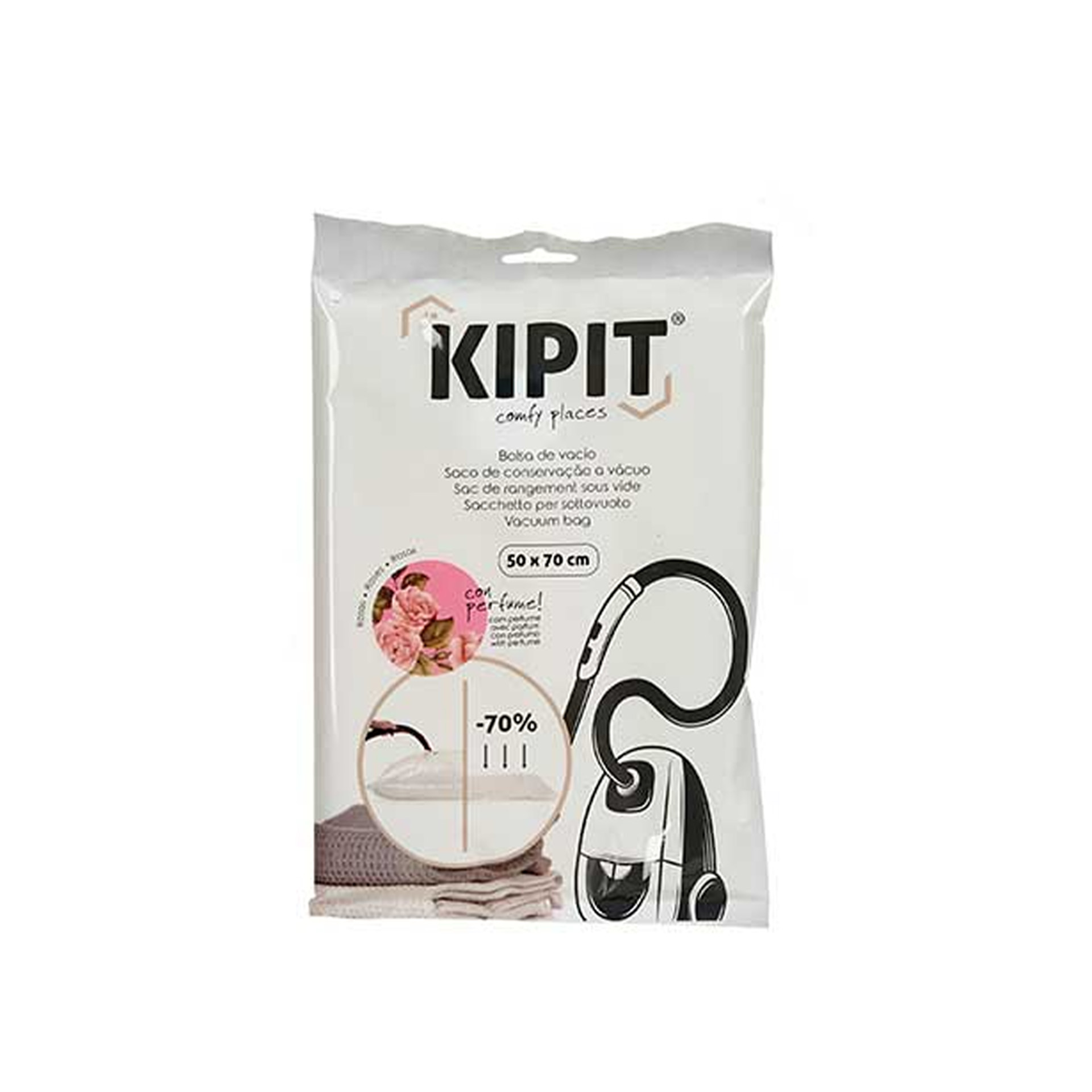 Saco Arrumação Vácuo Perfumado Sortido 50X70cm