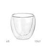 Copo Café Borossilicato Parede Dupla 100ml Pack 6 Copo Café Borossilicato Parede Dupla 100ml Pack 6