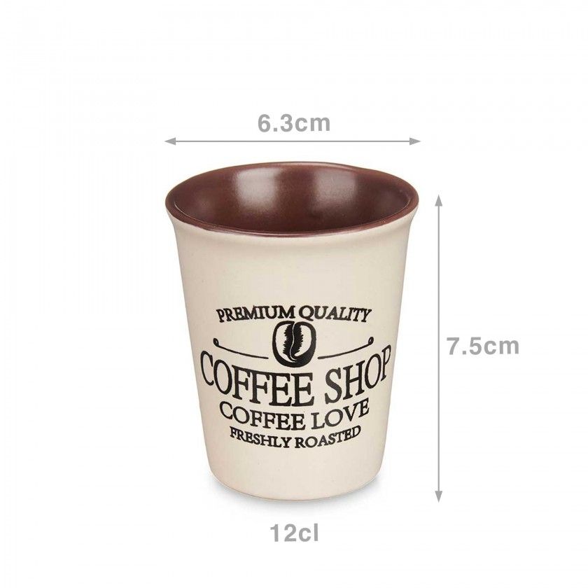 Copo Café Cerâmica 120ml Copo Café Cerâmica 120ml