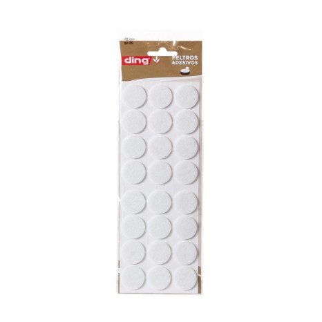 Feltro Adesivo Redondo 28X3mm Pack 24 - Image product