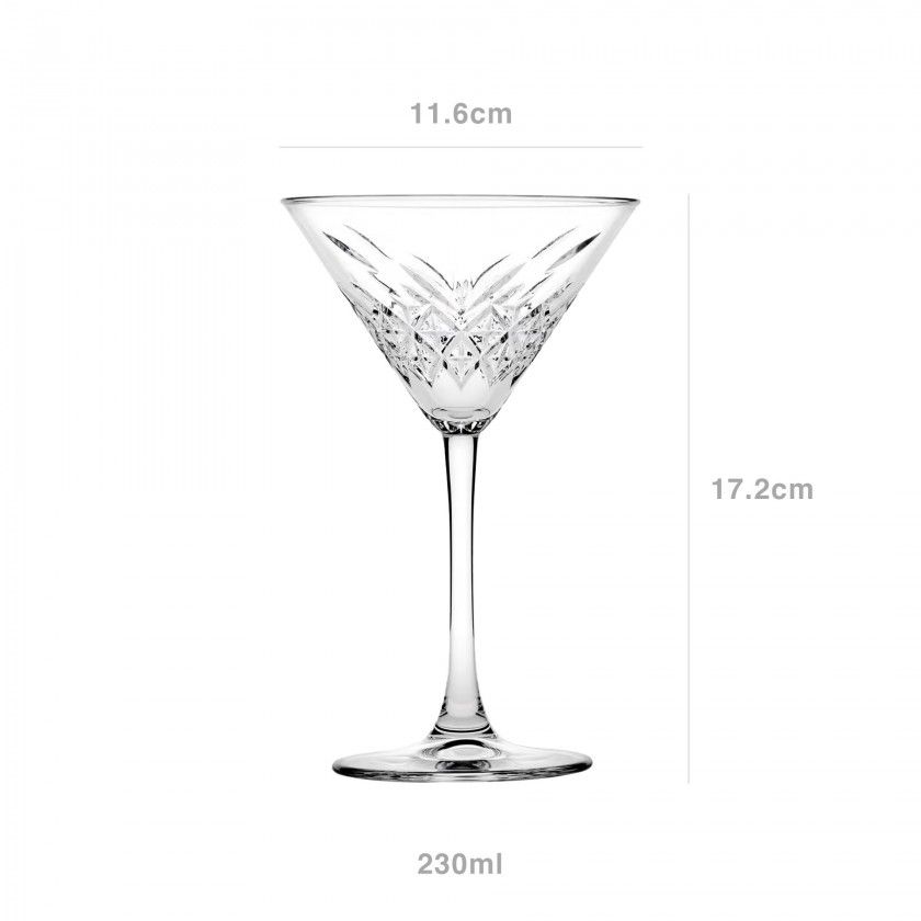 Copo Cocktail Timeless 230ml 11.6X17.2cm Pack 4 Copo Cocktail Timeless 230ml 11.6X17.2cm Pack 4