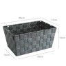 Cesto Tela Retangular Cores Sortidas 26X17X13cm Cesto Tela Retangular Cores Sortidas 26X17X13cm