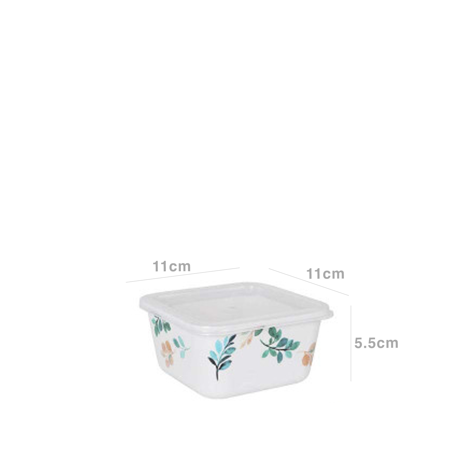 Caixa Hermética Melamina Alba 11X11X5.5cm