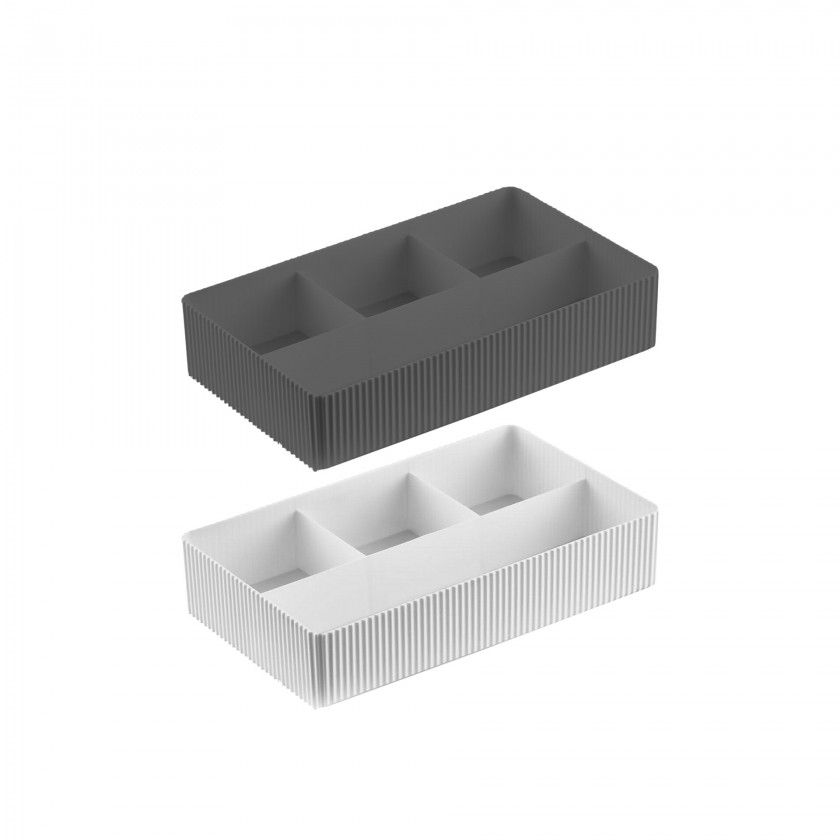 Organizador Lova 4 Divisões 29.5X17.5X6.2cm Organizador Lova 4 Divisões 29.5X17.5X6.2cm