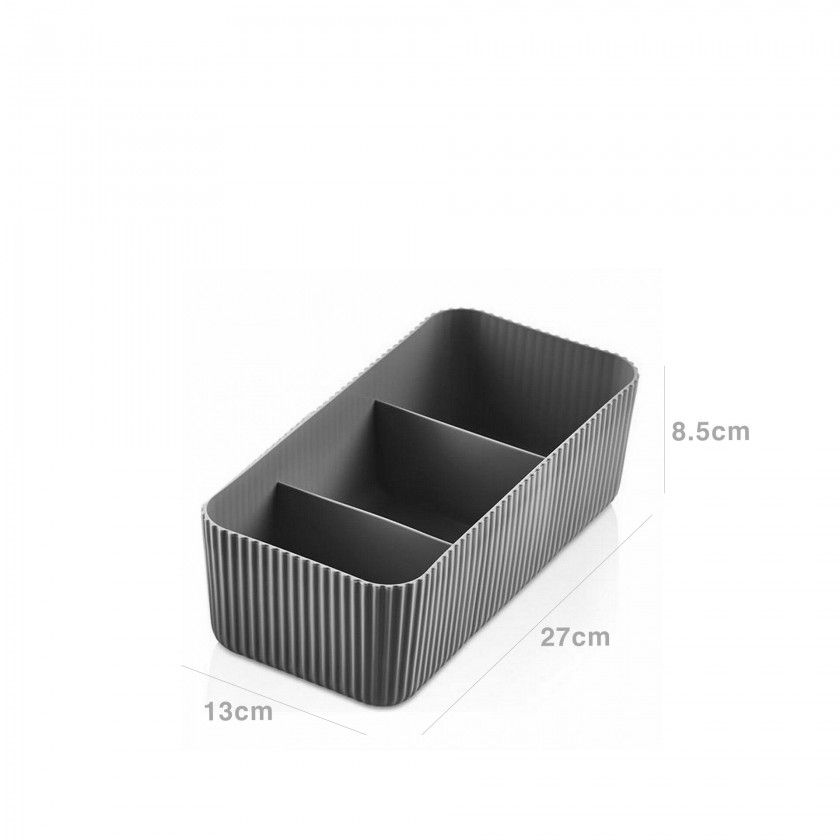 Organizador Lova 3 Divisões 27X13X8.5cm Organizador Lova 3 Divisões 27X13X8.5cm