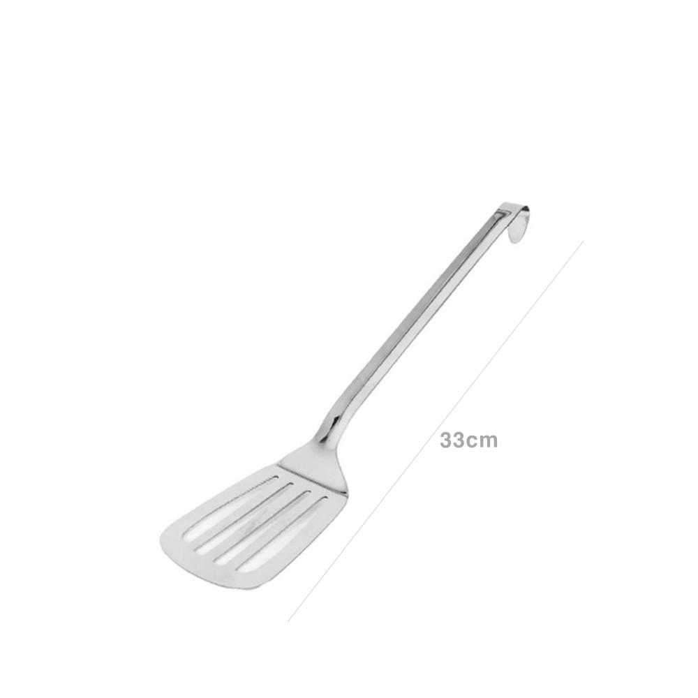 Esp�tula Inox Perfurada 8X33cm