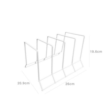 Organizador Frigideiras Branco 26X20.9X19.6cm