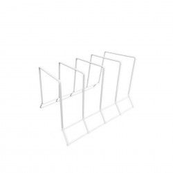 Organizador Frigideiras Branco 26X20.9X19.6cm Organizador Frigideiras Branco 26X20.9X19.6cm