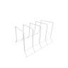 Organizador Frigideiras Branco 26X20.9X19.6cm Organizador Frigideiras Branco 26X20.9X19.6cm