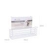 Estante Organizadora Porta Branco 34X9.5X22cm Estante Organizadora Porta Branco 34X9.5X22cm