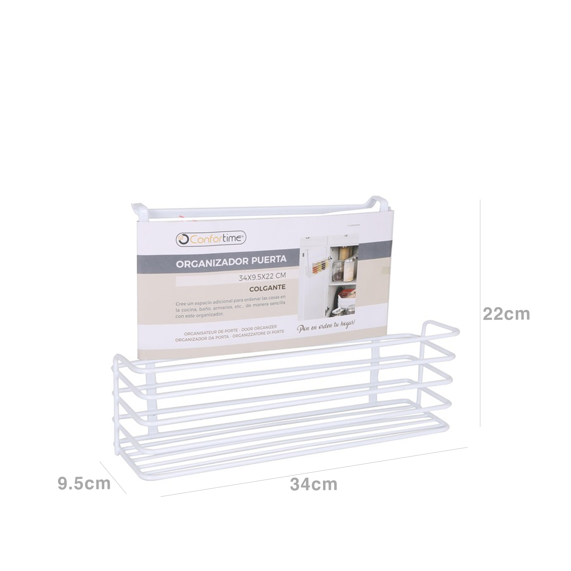 Estante Organizadora Porta Branco 34X9.5X22cm
