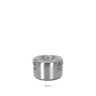 Cinzeiro de Água Inox Alto Redondo 8X5.4cm Cinzeiro de Água Inox Alto Redondo 8X5.4cm