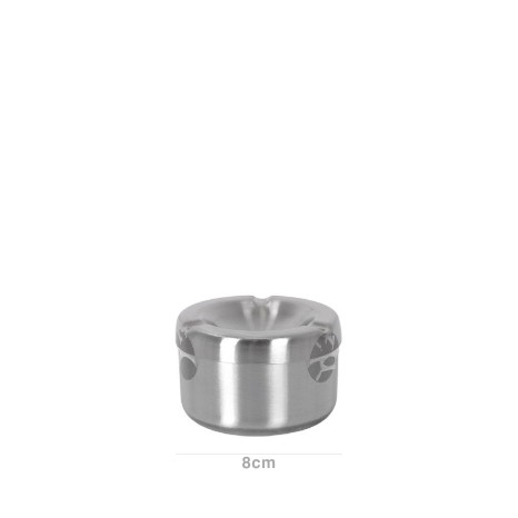 Cinzeiro de Água Inox Alto Redondo 8X5.4cm - Image product