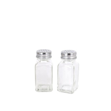 Frasco Saleiro / Pimenteiro 8.5X4.5X10cm Pack 2