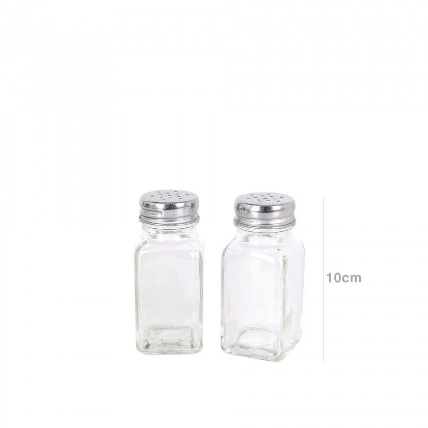 Frasco Saleiro / Pimenteiro 8.5X4.5X10cm Pack 2 Frasco Saleiro / Pimenteiro 8.5X4.5X10cm Pack 2