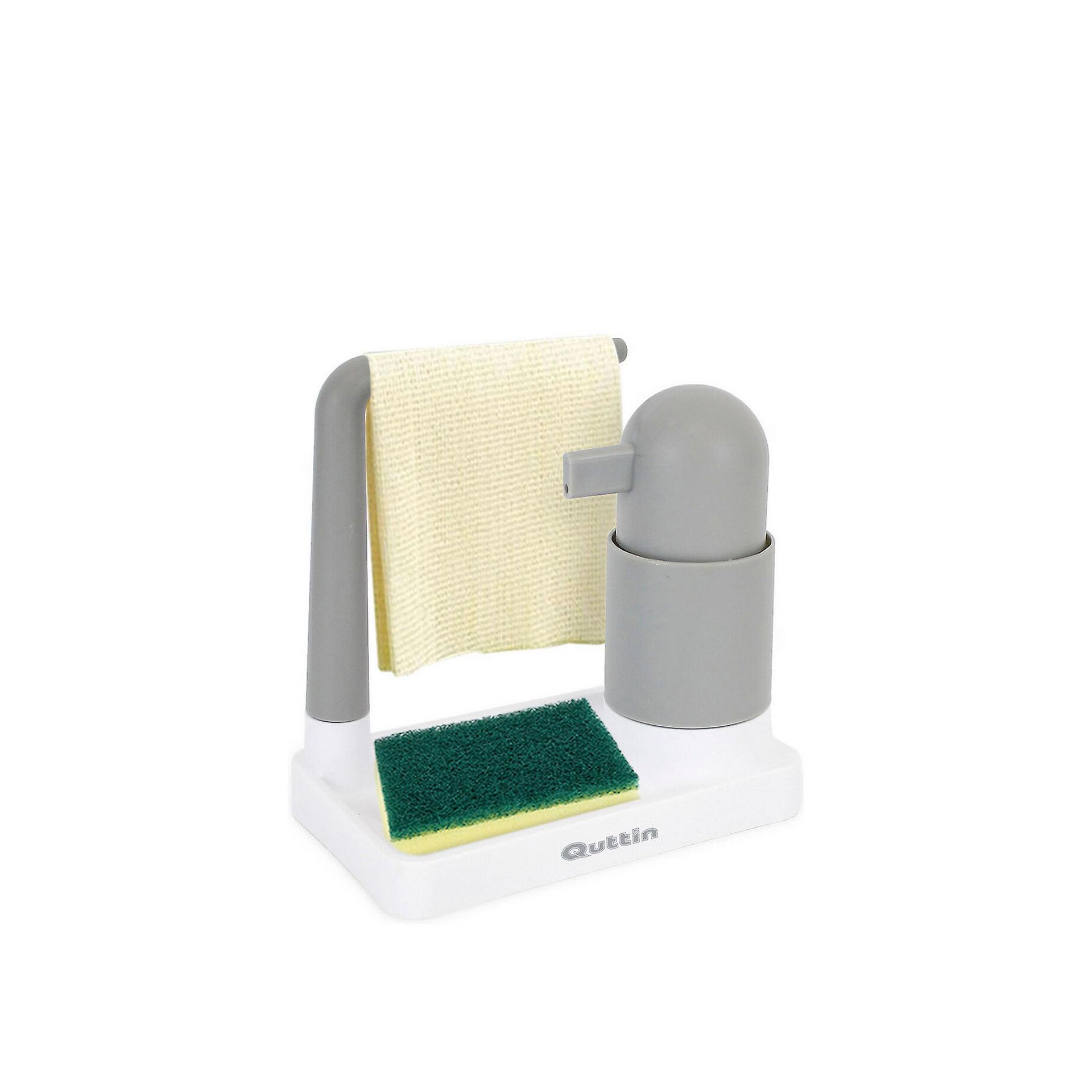 Suporte Esfregão + Doseador Plástico 19.5X11.8X20cm