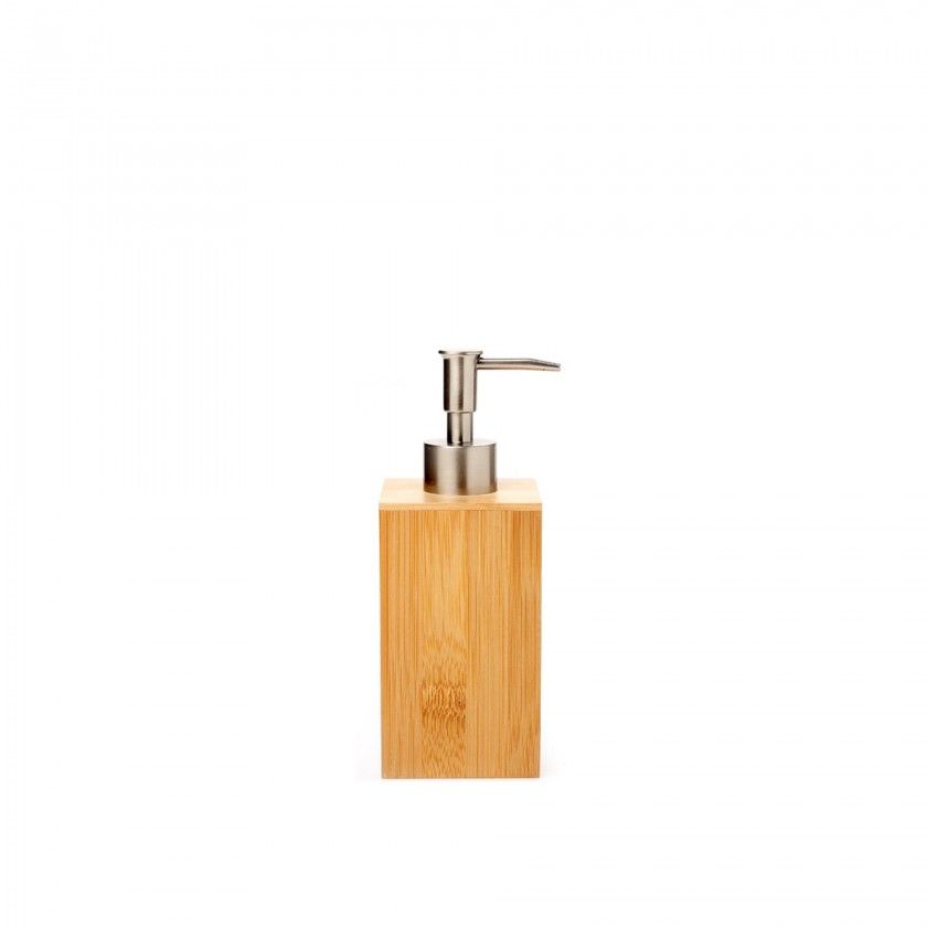 Doseador Sabonete Lquido Bambu 7X7X19.5cm