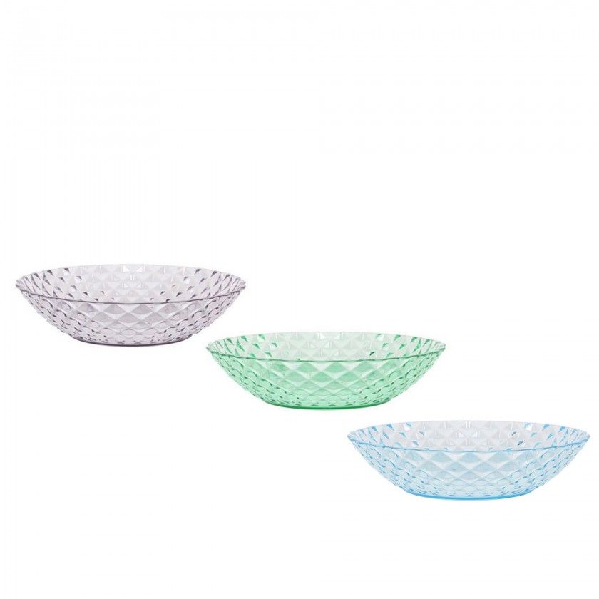 Prato Fundo Diamond Color Redondo 20cm Prato Fundo Diamond Color Redondo 20cm